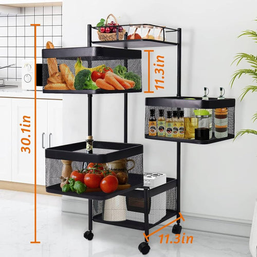 4 Layer Kitchen Rack (Square)