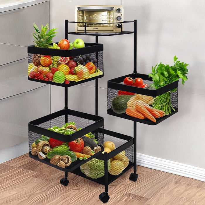 4 Layer Kitchen Rack (Square)