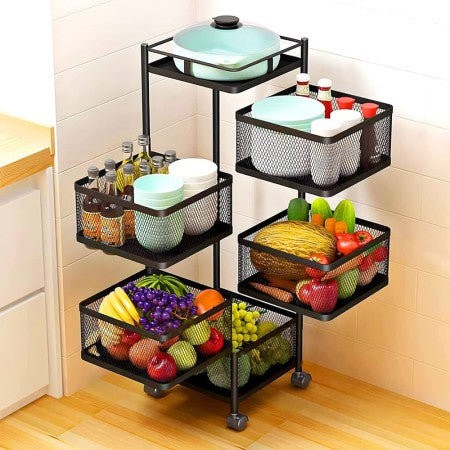 5 Layer Kitchen Rack (Square)