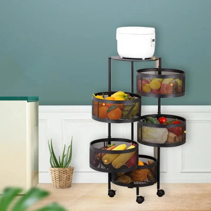 5 Layer Kitchen Rack (Round)