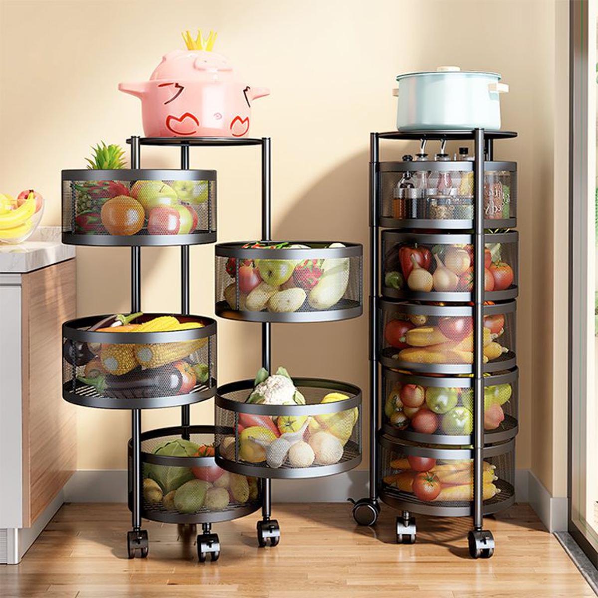 4 Layer Kitchen Rack (Round)